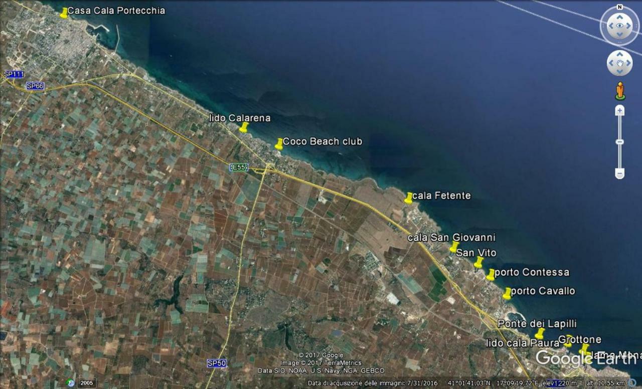 Casa Cala Portecchia モーラ・ディ・バーリ エクステリア 写真
